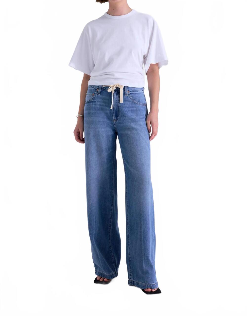 NEW PISTOLA jadyn draw cord palazzo jean in expanse